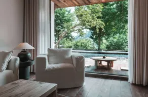 Emeishan Hetang Yunqi Tangquan Homestay - Udsigt fra værelset