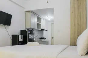 New Furnished with Cozy Stay Studio Apartment at M-Town Residence By Travelio - Room