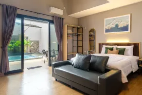 Calma Jawon Villa Jogja - Habitación