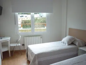 Pensión-Albergue Puente Ribeira - Chambre