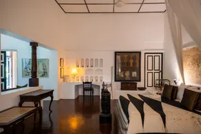 Lunuganga Estate - Vue de la chambre