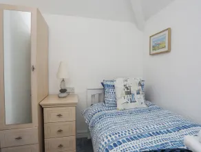 Casa rural apta para familias con barbacoa y jardín | Vistas a la playa | Admite perro - Habitación