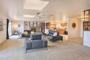 Retro House w/ Deck & Arroyo Grande View - Interior