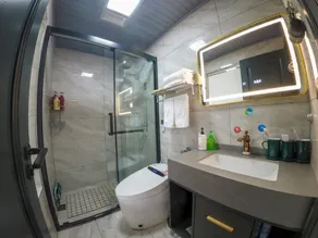 Laoshan Swan Castle Hot Spring Wellness Resort-Hot Spring Wellness Resort,Sky Infinity Pool,8 Indoor & Outdoor Hot Spring Pools,Dozens of Ocean-view Tea Pavilions,Your Secluded Wellness Paradise - Salle de bain