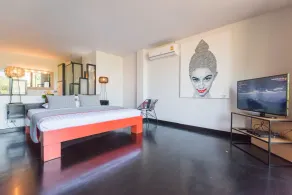 The Sunset Beach Resort & Spa, Taling Ngam, Ko Samui - Vue de la chambre
