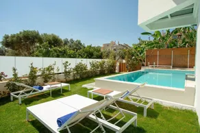 Luxury Villa Glass - 200 meters From The Beach no6 - Basseng