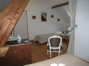 Chambres d'Hotes Spa Château d'Omiécourt - Værelse