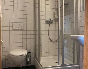 Appartamento con terrazza, giardino e sauna | Vista sulla montagna - Bagno