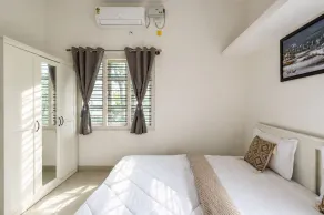 Denim House byRedOlive2BHKNandi HillsNr Airport - Chambre