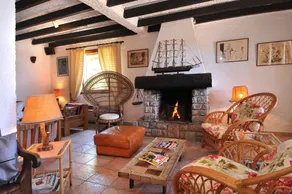 Domaine de Saint Pierre - Sitzecke in der Lobby
