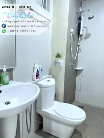 Cahaya Qaira Homestay @ D'Perdana Kota Bharu - Badeværelse
