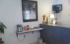 Town and Country Inn - Check-in/check-out kiosk
