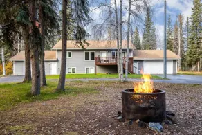 Peaceful Nature Escape w/ Deck in North Pole! - Interior