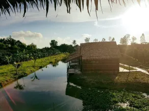 Green Village Mekong - Vue de la chambre