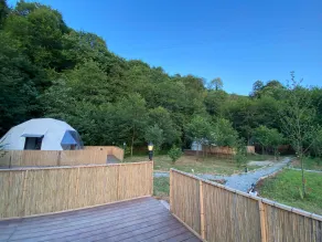 EVALAND GLAMPING RESORT - Utsikt fra rommet