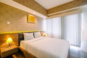 Stunning Studio Apartment at Bogor Icon By Travelio - Chambre