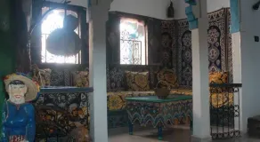 Dar Touijar - Coin salon dans le hall