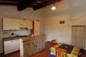 AGRITURISMO LA PIAGGIA appartamenti a Vivo D'Orcia - Esszimmer