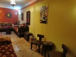 Riad les ANGES DU DESERT - Coin salon dans le hall