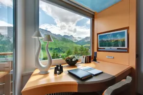 Tschuggen Grand Hotel - The Leading Hotels of the World - Vue de la chambre