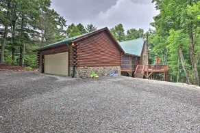 Purlear Luxury, Spacious Log Cabin w/ Mtn Views! - Innvendig