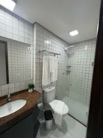 Ayambra Residencial I Estacionamento Grátis e Próximo ao Centro de Natal - Bathroom