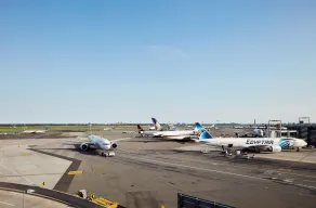 TWA Hotel at JFK Airport - Utsikt fra rommet