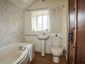 Morfa Lodge - Badezimmer