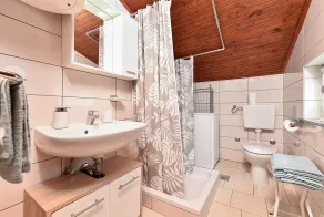 Familienorientierte wunderschöne Ferienwohnung mit Grill | Haustiere sind willkommen - Badezimmer