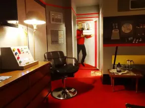 The Star Trek - USS Enterprise Room at the Itty Bitty Inn - Værelse