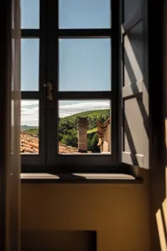 Albergo Castiglione Langhe - Ausblick vom Zimmer