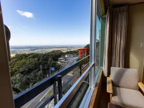 Kamenoi Hotel Tsukubasan - Ausblick vom Zimmer