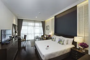 The Rose Residence, Bangkok - Vista do quarto