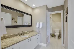 Pet-friendly two-story home with pool, spa, and grill - Bathroom