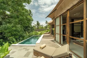 Ubud Mas Glamping Luxury Tent - Vue de la chambre