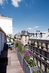 Hotel Le Mathurin - Ausblick vom Zimmer
