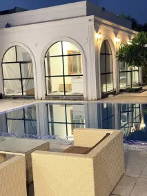 2BR Villa with Pool, BBQ & Music at GoBravo Grandeur Gurgaon - Piscine privée
