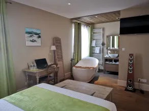 Le relais des deux tours - Ausblick vom Zimmer