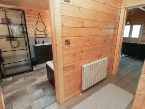 Cottage avec jacuzzi et jardin - Salle de bain