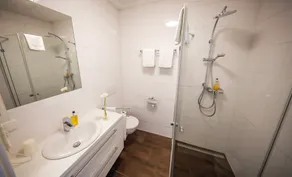 Family room, shower, toilet, 2 bed rooms - Bagno