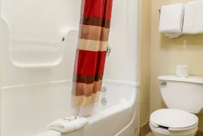 Red Roof Inn PLUS Raleigh Downtown NCSU Conv Center - Salle de bain
