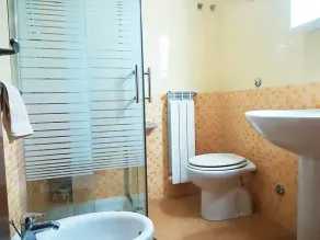 Apartment mit Terrasse und Garten | Gartenblick | Neben dem Strand | Haustiere sind willkommen - Badezimmer