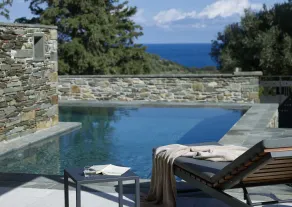 Kinsterna Hotel - Vue de la chambre