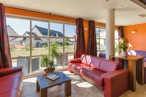 Ferienwohnung mit Terrasse, Sauna und Garten | Haustierfreundlich - Rezeption