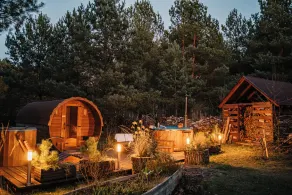 tuŻur domki nad potokiem - Spa