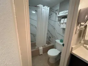 Studio 6 Conroe, TX - Badeværelse