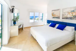 Appartement convivial et familial avec terrasse et internet haut débit | Vue mer | Parfait pour le travail à distance - Chambre