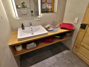 Designerwohnungen "Beim Schmied" in Chiemseenähe - Badrum