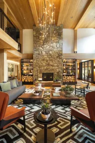 The Cabins at Snake River Sporting Club - Sitzecke in der Lobby