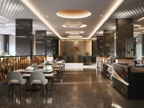 Aglow Hotel Harbor Bay Batam - Restaurant